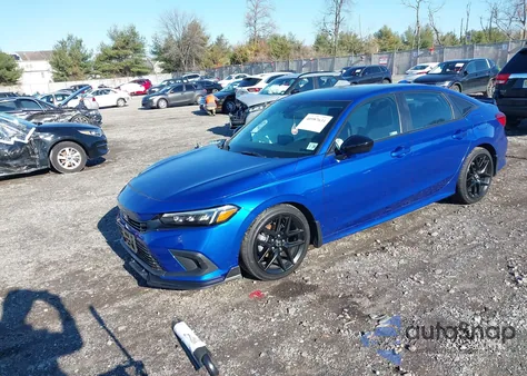 2023 Honda Civic Sport from USA, damaged, VIN 2HGFE2F56PH562485